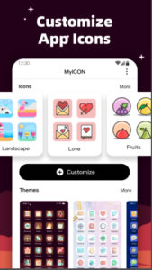 myicon customized features.